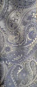 Cambridge Classics 100% Silk Blue Paisley Neck Tie Made in the USA ~EUC~ - Picture 1 of 4