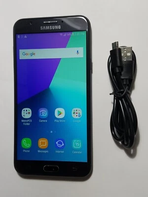 MetroPCS Samsung Galaxy J7 Prime SM-J727T1 Android Smartphone Cell Phone - Image 1 of 4