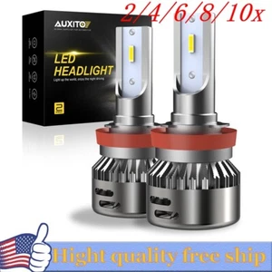2/4X H11 H8 LED Headlight Super Bright bulb 6500K White Kit 360000LM HIGH/LOW B - Picture 1 of 22