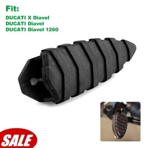 For DUCATI Diavel 1260 X Diavel 19-22 Front Foot Peg Rest Stop Rubber Pedal Pads - Picture 1 of 17