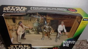 STAR WARS PURCHASE OF THE DROIDS, UNCLE OWEN LARS, C-3PO, LUKE SKYWALKER 1997 - Picture 1 of 3