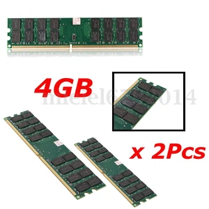 8GB 2X4GB DDR2-800MHz PC2-6400 240PIN DIMM For AMD CPU Motherboard Memory RAM UK - Picture 1 of 5
