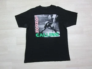 The Clash London Calling Band T Shirt (L) Punk Rock Music Graphic Y2K 2013 - Picture 1 of 9