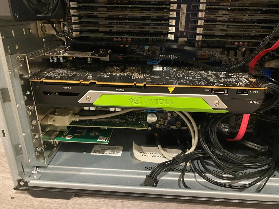 NVIDIA QUADRO GP100 16GB HBM2 PCI EXPRESS X16 3.0 DP GRAPHICS VIDEO CARD - Image 1 of 1