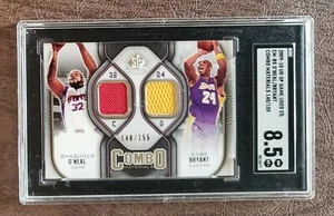2009-10 UD SP Gioco Materiali Usati Kobe Bryant Shaquille O'Neal/155 SGC 8,5 - Foto 1 di 2