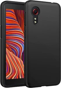 For SAMSUNG GALAXY XCOVER 5 BLACK CASE SHOCKPROOF SLIM HEAVY DUTY COVER TPU GEL - Photo 1 sur 7