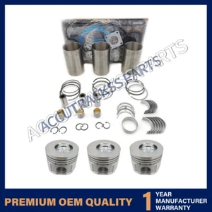 Rebuild Kit (No valve set) for Yanmar 3TNE78 Engine Kobelco SK025 Z63 Excavator - Imagen 1 de 5