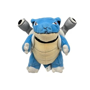 "Juego de peluche vintage 1999 Nintendo Pokémon Blue Blastoise 13"" juego por juego raro" - Imagen 1 de 11