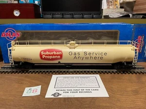 Atlas O 6404-2 Suburban Propane 33,000 Gallon Tank Car #1314 w/Rotating Bearings - Picture 1 of 14