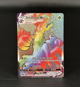 Pokemon Card Trevenant Vmax 206 Evolving Skies Full Art Secret Rainbow Rare X-2 - Picture 1 of 16