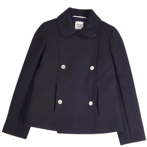 HERMÈS Hermes Giacca Doppiopetto Lana Made In Italy 34 Marina Militare r31_0711