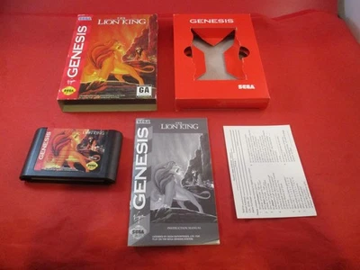 Disney's El Rey León (Sega Genesis) COMPLETO con Caja Manual Juego FUNCIONA! #E Foto 1 de 4