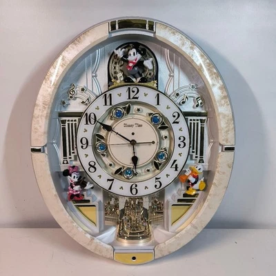 SEIKO Disney Mickey Mouse Musical Wall Clock FW580W Time 12 Songs Melody  Analog - Image 1 of 4