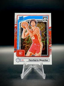 ❤️2024-25 Donruss Optic Zaccharie Risacher White Velocity Prizm Rookie RC - Imagen 1 de 3