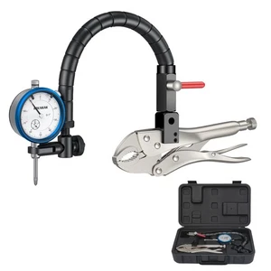 Disc and Rotor/Ball Joint Gage Set, 0-1'' Dial Indicator 0.001'' (Blue) and 3... - Picture 1 of 7