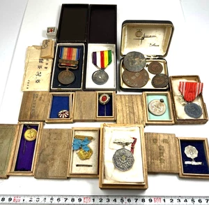 Antique Japanese Military Army etc. Various Medals from Different Eras Set FS - Picture 1 of 8