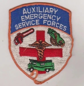 Auxiliary Emergency Service Forces very old patch shipped from Australia - Picture 1 of 2