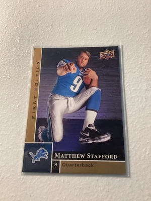 2009 Upper Deck First Edition - Matthew Stafford #180 (RC) - Image 1 of 2