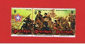 Penrhyn #79 MNH OG strip of 3 Washington Free S/H - Picture 1 of 1