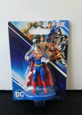 DC Comics Liga de la Justicia Superman 3" Figura Micro Colección Pastel Topper Juguete Foto 1 de 4