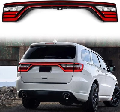Luz trasera LED para puerta levadiza Dodge Durango 2014-2022 con orificio de cámara centro trasero Foto 1 de 4