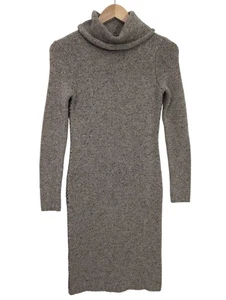 Vestido Suéter Lauren Ralph Lauren XS Pequeño Marrón Western Minimalista Mezcla de Lana - Imagen 1 de 9