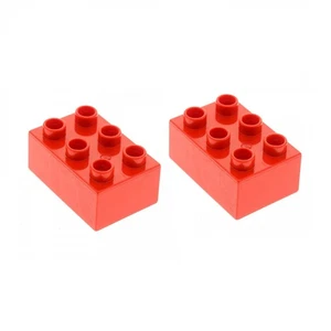 2x Lego Duplo Bau Stein 2x3 rot Basic 6158 10545 5683 4558881 87084 - Bild 1 von 1