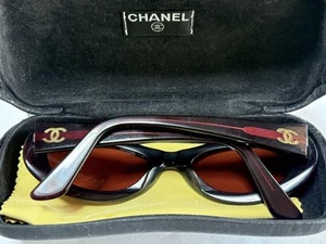CHANEL dark brown sunglasses women's polarized lenses case included - Picture 1 of 13