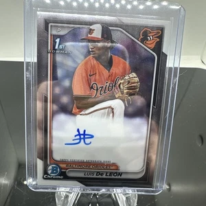 Bowman Chrome Prospect 2024 automático Luis de León novato (RC) #CPA-LDL - Imagen 1 de 2