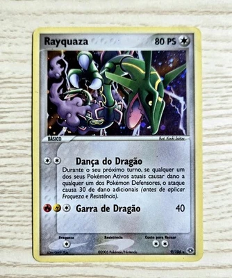 Португальский изумруд Rayquaza 9/106 Ex *очень РЕДКИЙ* карточная игра Pokemon - DMG - Изображение 1 из 4