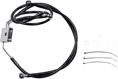 Magnum Shielding Series Braided Non-ABS Front Brake Line Kit HD XL 1200 S 38CM - Image 1 of 2