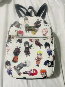 Naruto Shippuden Chibi Figuren weiß Mini Rucksack - Bild 1 von 8