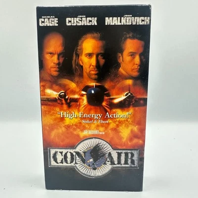Con Air (1997) VHS Action Movie Nicolas Cage John Cusack John Malkovich - Image 1 of 3