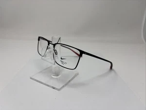 Nike 4307 007 56/19 145 Occhiali da Vista Uomo Nero Flexon Bridge A4042 - Foto 1 di 23
