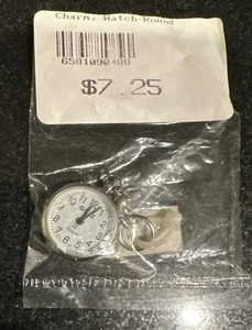Ganz Silver Tone Quartz Watch 1 in Pocket Charm ED7234 New in Bag Unworn - Picture 1 of 4