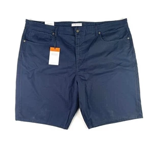RM Williams Nicholson Shorts Mens Sz 50 Navy Blue Regular Fit Stretch Twill New - Picture 1 of 11