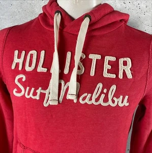 Hollister Hoodie Women’s Medium Y2K Surf Thermal Hood Pullover 90s T685 - Picture 1 of 11