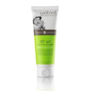 WOTNOT NATURAL SUNSCREEN 30 SPF 100G - GENTLE ENOUGH FOR BABIES - Picture 1 of 1