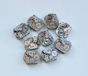 LOT of 9 Watch Movements Steampunk Parts Altered Art - Picture 1 of 7