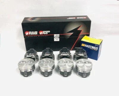 Kit de pistones y anillos Moly Power H534CP sellados para Chevy 305 1982-86 5,0 L 305 Foto 1 de 4