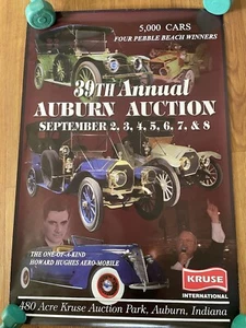 2009 Auburn Howard Hughes Automobil 39. Jahresauktion Kruse Poster Indiana - Bild 1 von 5