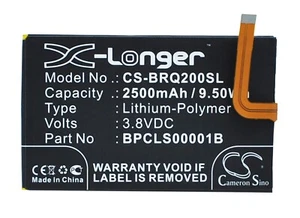 Batterie 2500mAh type BPCLS00001B 1ICP4/59/93 Pour BlackBerry SQC100-1, SQC100-3 - Afbeelding 1 van 6