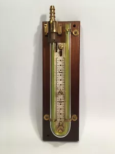 Offenes U - Rohr Manometer / Bennert Manometer / 1900 - 1920 - Bild 1 von 12