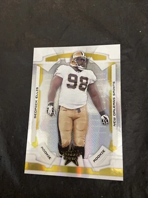 Sedrick Ellis 2008 Leaf R&S Gold Longevity Rookie #176 /49 New Orleans Saints  - Image 1 of 2