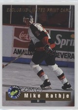 1992 Classic Draft Picks Limited Print /10000 Mike Rathje #LP3 Rookie RC