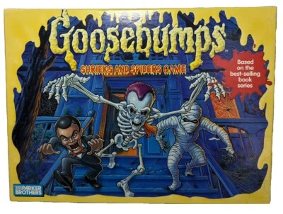 VTG Goosebumps Board Game Shrieks & Spiders 90s Halloween Complete OpenBOX - Image 1 of 4