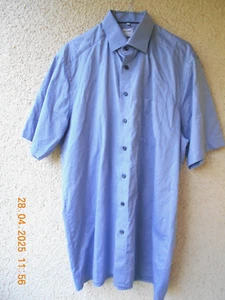 OLYMP LUXOR KURZARM-HEMD COMFORT FIT + GR.42 / 16,5´´+ HELLBLAU + NEU - Bild 1 von 2