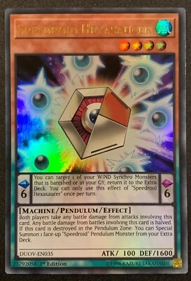 Speedroid Hexasaucer | DUOV-EN035 | Ultra Rare | 1st Edition | YuGiOh TCG - Image 1 of 3