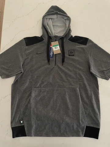 Nike Miami Marlins 1/4 Zip Short Sleeve Hoodie MLB Men’s Size XL Cover
