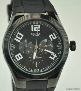Guess Damen Frauen Special Uhr Neu mit Etikett Schwarz Multifunktion SCHNELLER VERSAND! - Bild 1 von 1